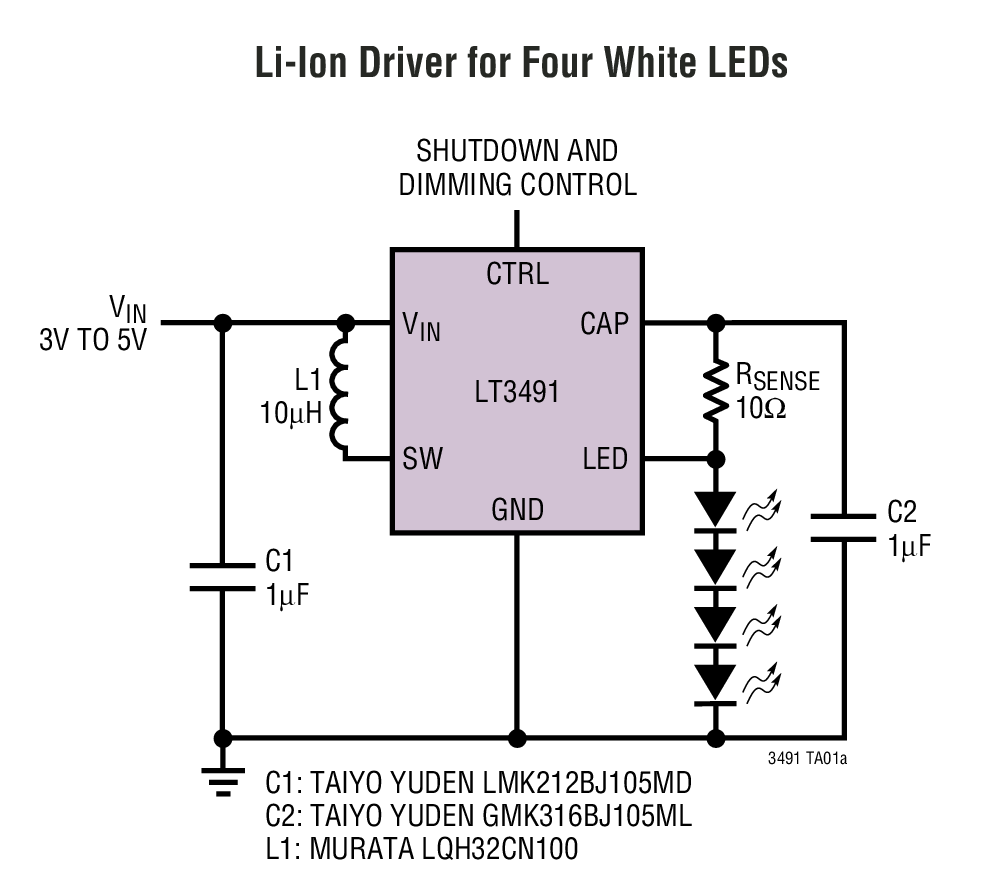LT3491ESC8#TRMPBF | Analog Devices