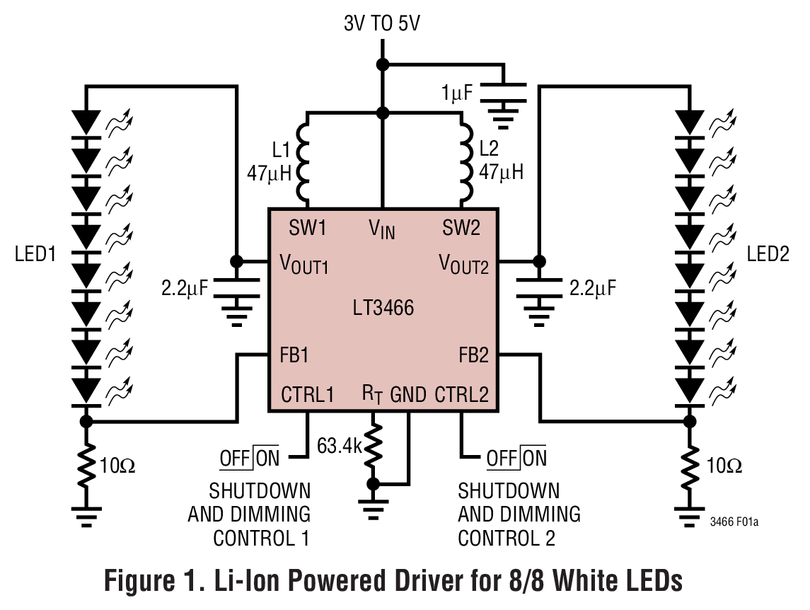 LT3466EFE#TRPBF | Analog Devices