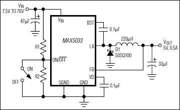 MAX5033AASA+T | Analog Devices