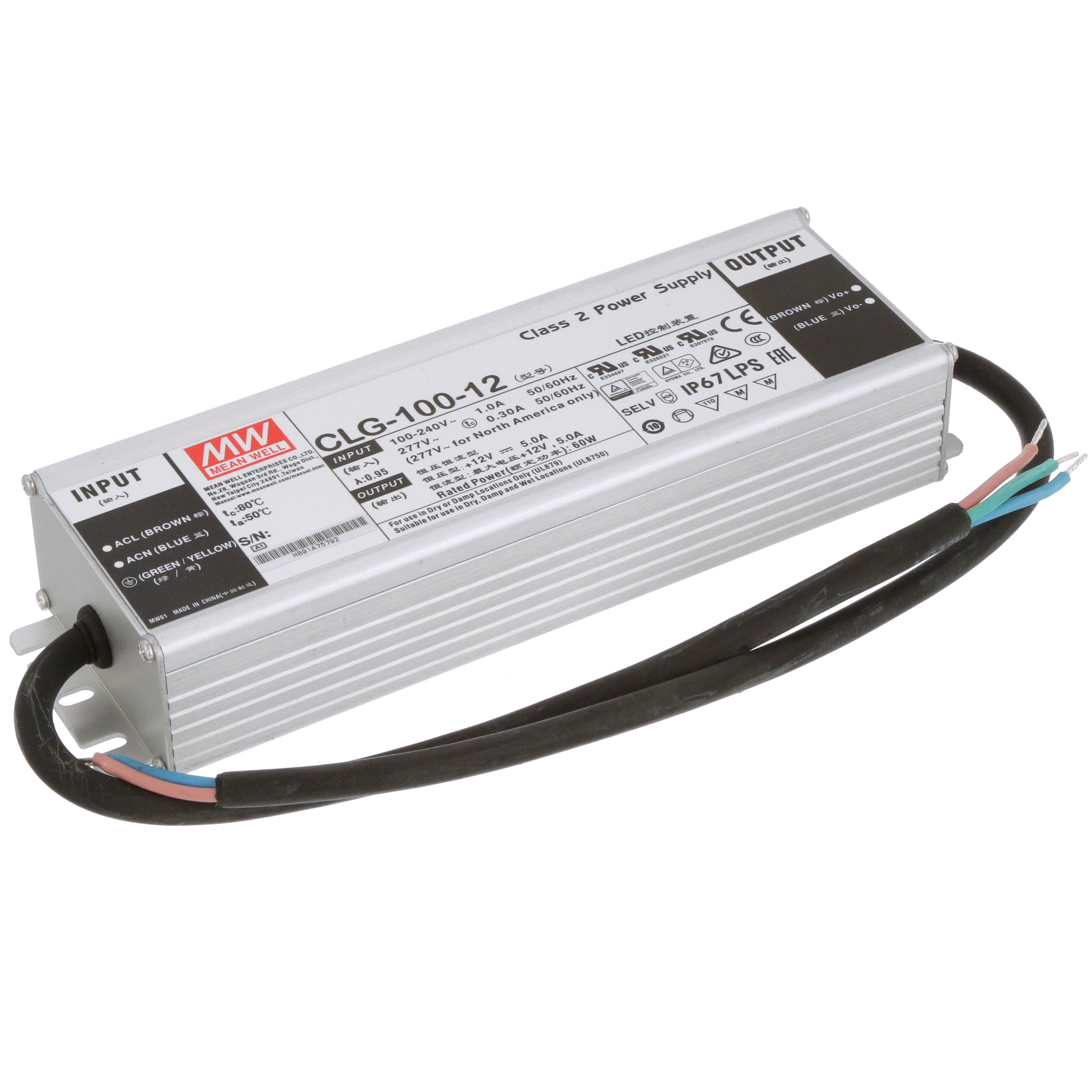 CLG-100-12 Mean Well - Datasheet PDF & Technical Specs