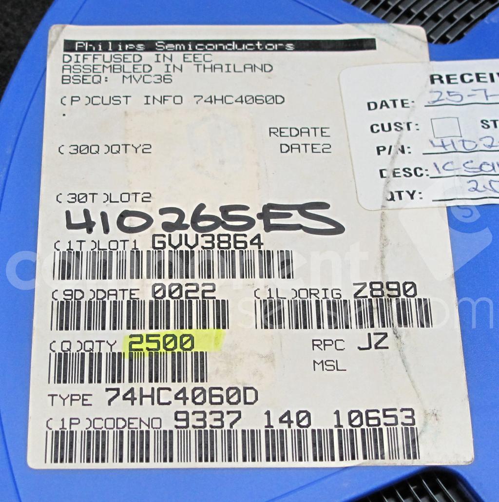 SMD Soic16 74hc4060 74hc4060d Nxp 74hc CMOS SMD Soic16 74hc4060 74hc4060d Nxp 74hc CMOS
