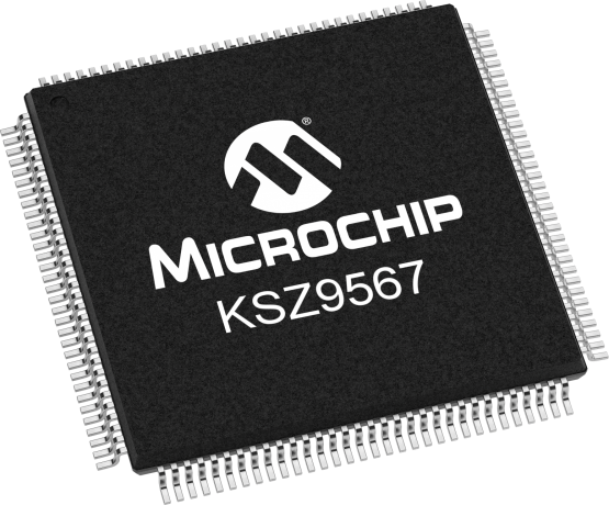 Miiさん専用 Microchip KSZ9567STXI: Symbol, Footprint, 3D STEP Model