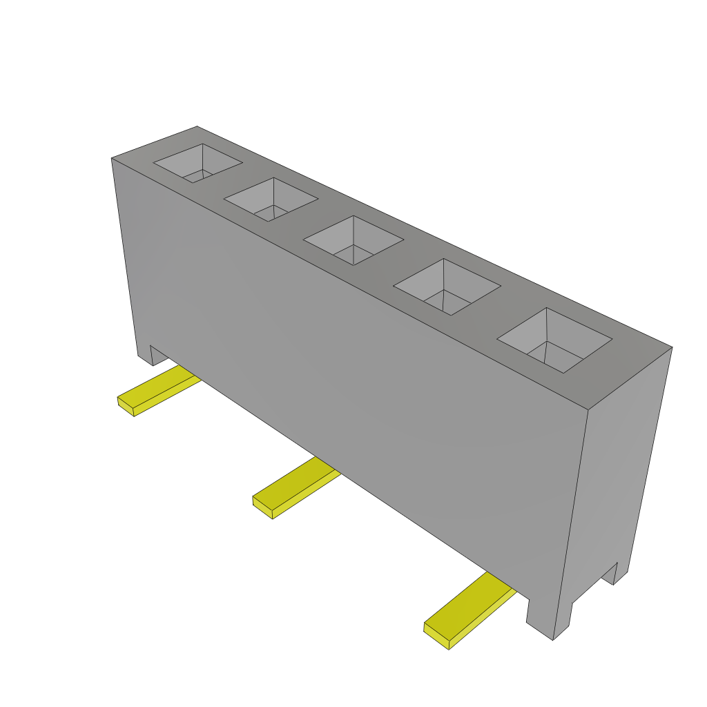 Samtec Inc MMS-105-02-L-SV-TR CON5_1X5_DU_MMS_SAI