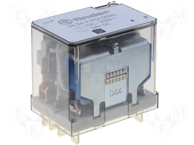 Finder 62.83.9.024.0000 Steckrelais, 24 V/DC, 16 A, 3 Wechsler, 10