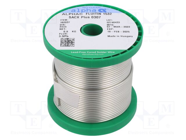 Alpha - SACX PLUS 0307 FLUITIN 1532 2.0MM 500G