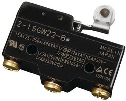 Z-15GW22-B 1NO 1NC Micro Hinge Roller Lever Action Switch