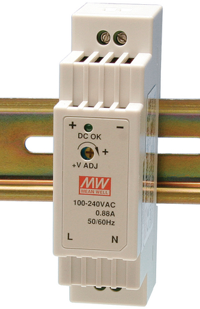 Din-Rail Alimentation 15W 12V 1,25A ; MeanWell DR-15-12 Din-Rail Alimentation 15W 12V 1,25A ; MeanWell DR-15-12