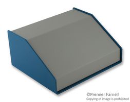DESKTOP HAMMOND 1456FG4WHBU ENCLOSURE ALUMINIUM BEIGE//BLUE