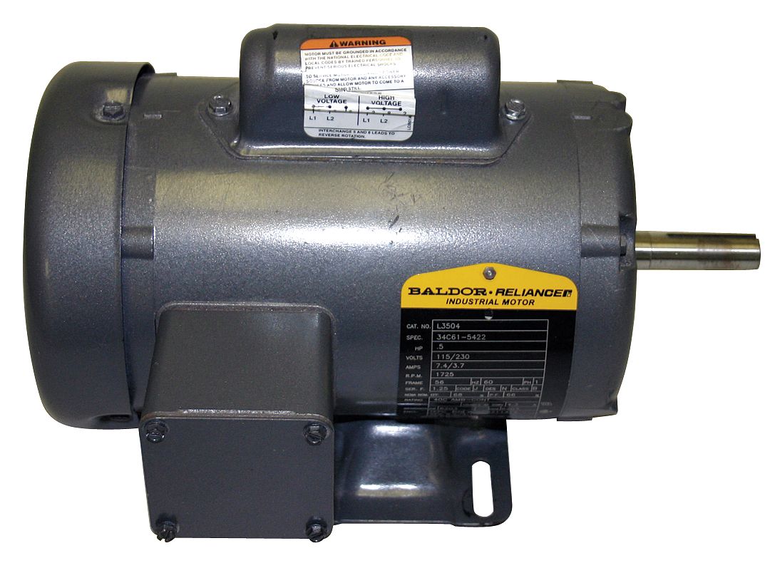 1725 RPM NEW BALDOR ELECTRIC MOTOR L3409 1//2 HP