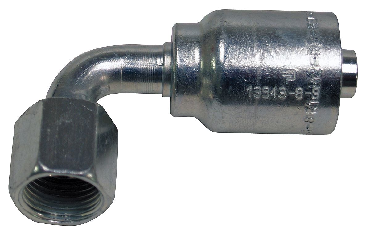 Fitting Material Steel x Steel PARKER HANNIFIN Hydraulic Crimp Fitting Fitting Size 1-1/16 x 3/4 Fitting Material Steel x Steel PARKER HANNIFIN Hydraulic Crimp Fitting Fitting Size 1-1/16 x 3/4