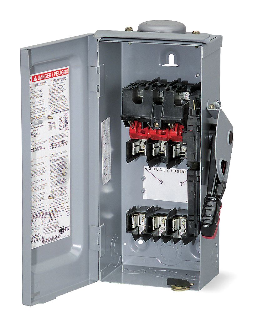 SQUARE D HU363 100 Amp 600VAC Safety Switch 3PST