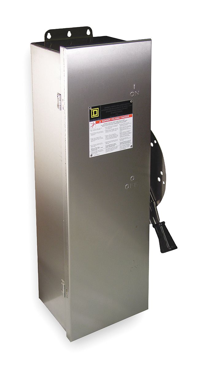 SQUARE D HU363 100 Amp 600VAC Safety Switch 3PST