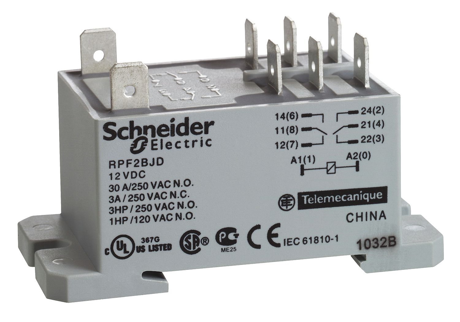 DPDT 30A DIN RAIL 12VDC SCHNEIDER ELCTRIC/MAGNECRAFT 92S11D22D-12 POWER RELAY DPDT 30A DIN RAIL 12VDC SCHNEIDER ELCTRIC/MAGNECRAFT 92S11D22D-12 POWER RELAY