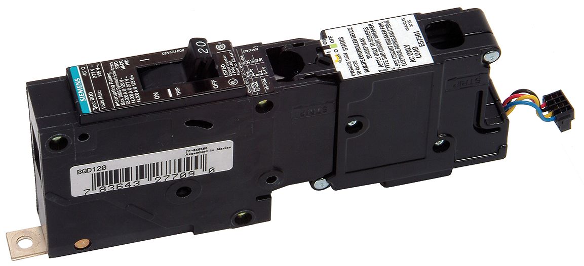 SIEMENS BQD120 20 AMP 277 VOLT 1 POLE CIRCUIT BREAKER