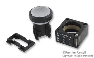 1x siemens 3sb3 001-0aa71 bouton poussoir pushbutton environ Illuminated NEUF