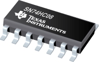 4 Circuits Intégrés SN74HC08N Texas Instruments - Portes Logiques AND, Neufs