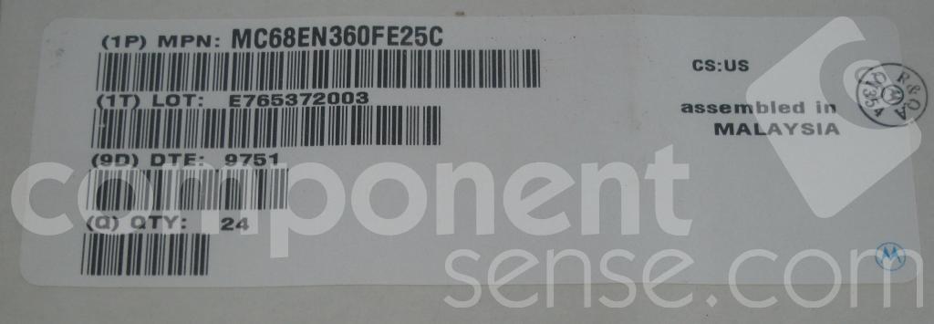 Freescale Semiconductor - MC68EN360FE25C