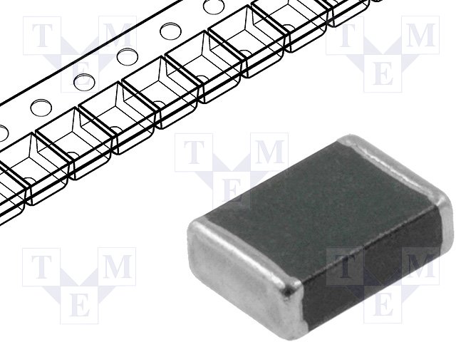 25 item s EPCOS B72580V250K62 CN Series 31 V 25 Vrms 65 V Clamp 800 A 2500 pF SMT Ceramic Multilayer Varistor 25 item s EPCOS B72580V250K62 CN Series 31 V 25 Vrms 65 V Clamp 800 A 2500 pF SMT Ceramic Multilayer Varistor