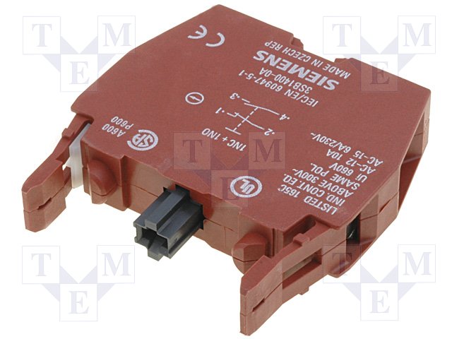 3SB1400-0A Siemens Contact Block 3SB1400-0A 1NO 1 NC