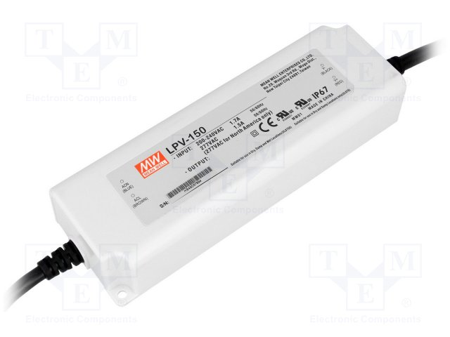 Driver Led Mean Well Lpv-150-12 12vdc 120w 10a Driver Led Mean Well Lpv-150-12 12vdc 120w 10a