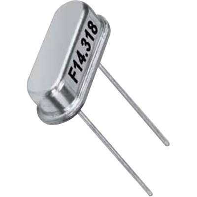 20PF THRU HOLE 1 piece FOX ELECTRONICS FOXSLF//098-20 CRYSTAL 9.8304MHz