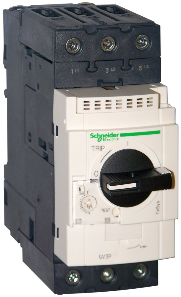 GV3P40 Rotary Handle Schneider Electric TeSys GV3 Motor Circuit Breaker 30-40A EverLink Terminals Thermal Magnetic 3 Pole