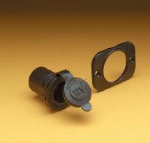 Marinco AFI 12VRC Black SeaLink Deluxe 12 Volt Receptacle