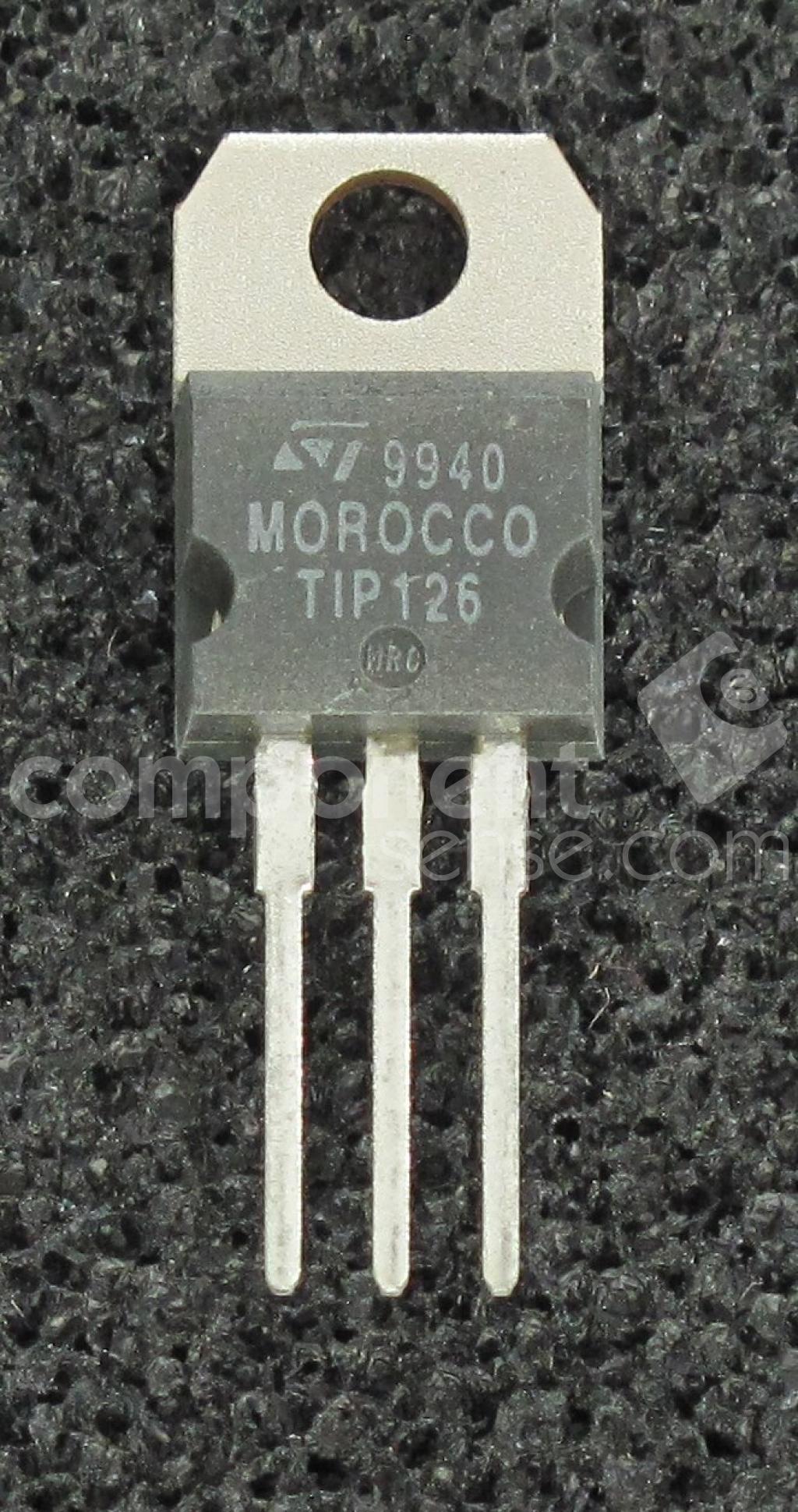 TIP126 STMicroelectronics - Datasheet PDF & Technical Specs