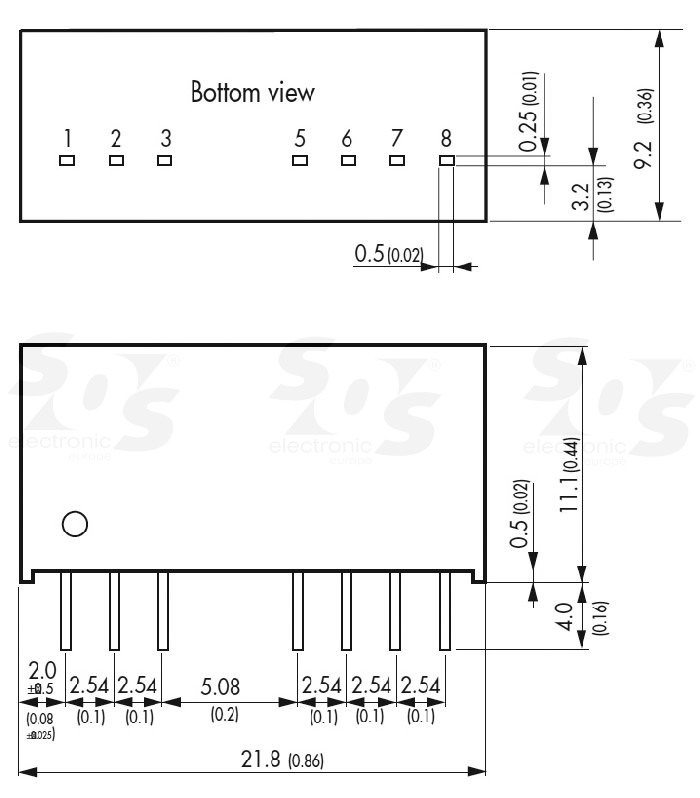 TMR 2411 Tracopower - Datasheet PDF, Footprint, Symbol & Technical Specs