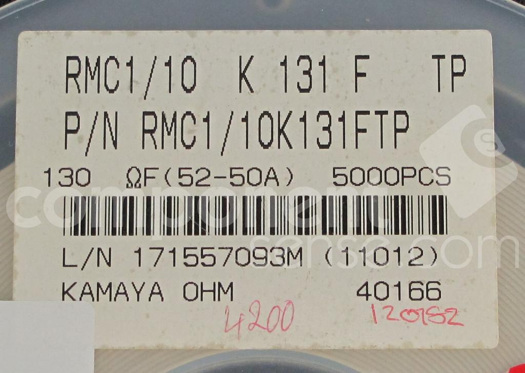 RMC1/10K131FTP Kamaya Distributors and Price Comparison Octopart