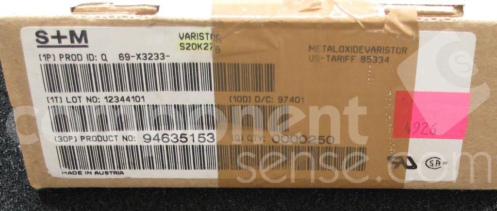S20K275 Siemens - Distributors and Price Comparison | Octopart ...