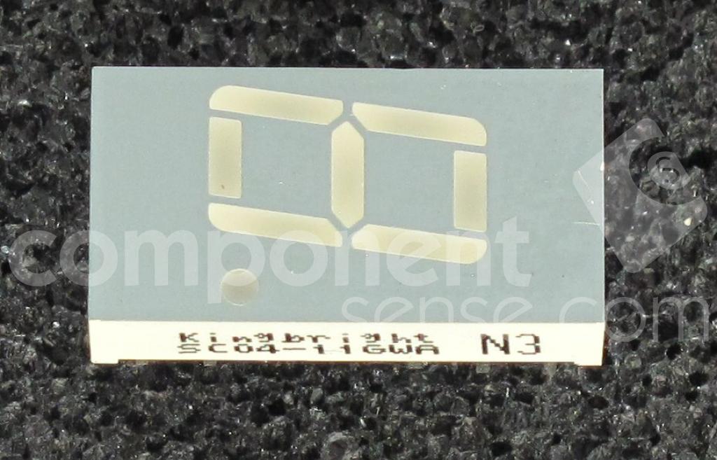 SC0411GWA Kingbright Datasheet PDF & Technical Specs