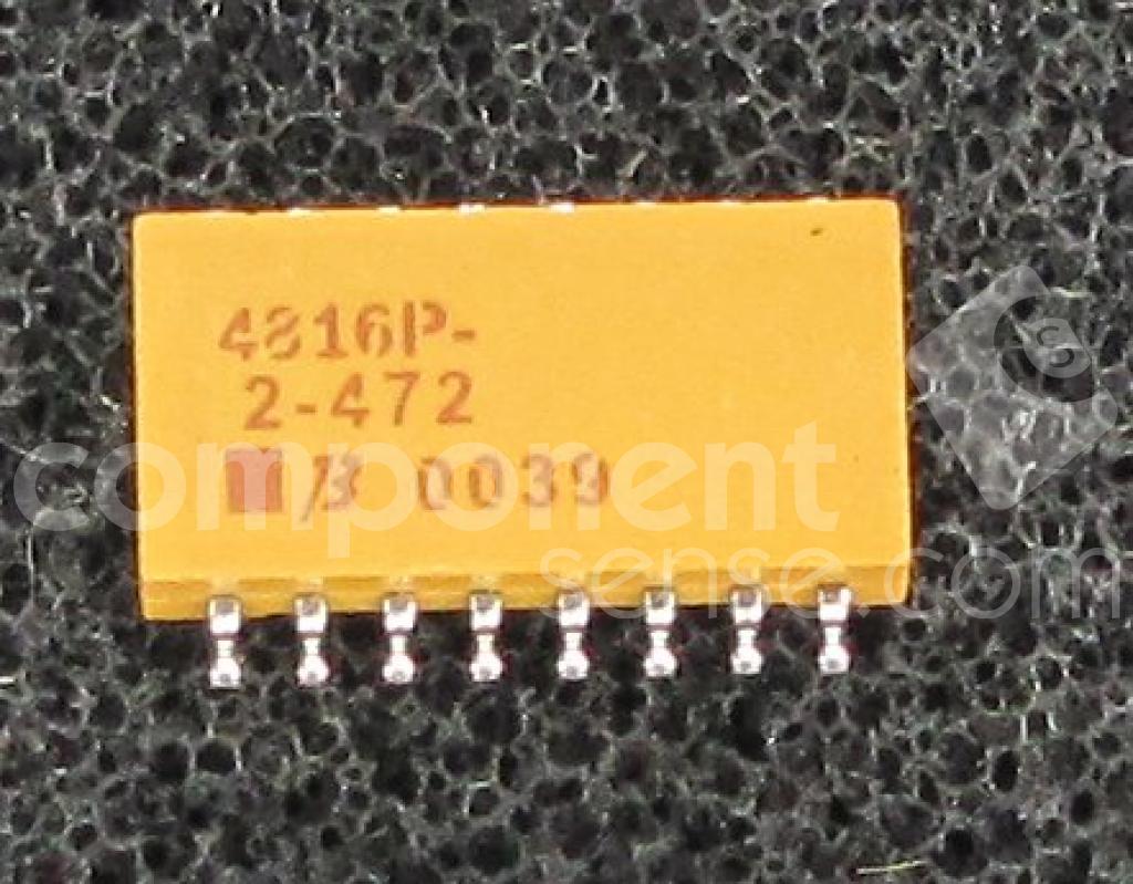 4816P-2-472 Bourns - Datasheet PDF & Technical Specs