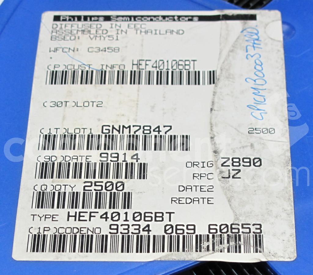 HEF40106BT NXP Semiconductors - Datasheet PDF & Technical Specs