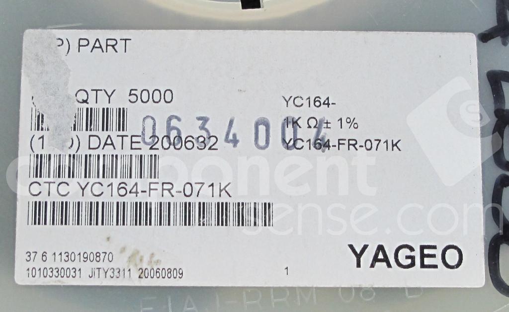Yageo Group - YC164-FR-071K