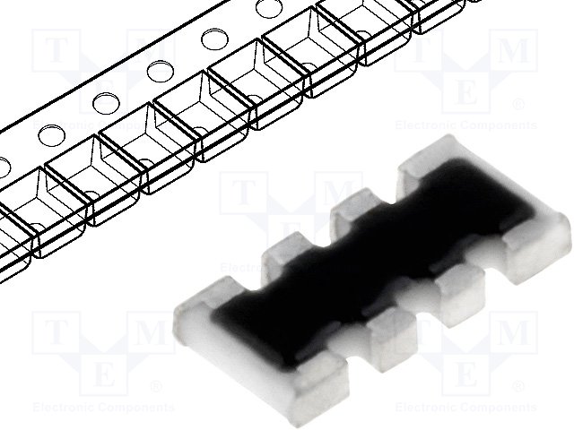 2.2Kohm Thick Film 4 5% 0603 Panasonic EXB-38V222JV Resistor Network 2.2Kohm Thick Film 4 5% 0603 Panasonic EXB-38V222JV Resistor Network