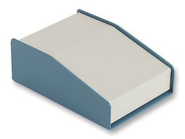 DESKTOP HAMMOND 1456FG4WHBU ENCLOSURE ALUMINIUM BEIGE//BLUE