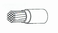 44A0111-22-9 TE CONNECTIVITY // RAYCHEM 100M 22AWG WHITE WIRE