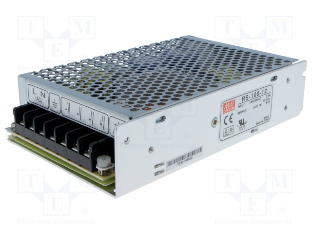 RS-100-12 Mean Well - Datasheet PDF & Technical Specs