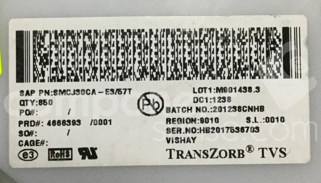 SMCJ Series DO-214AB SMCJ30CA Transient Voltage Suppressor 30 V Bidirectional 33.3 V RoHS Compliant: Yes 2 TVS SMCJ30CA Pack of 5 SMCJ Series DO-214AB SMCJ30CA Transient Voltage Suppressor 30 V Bidirectional 33.3 V RoHS Compliant: Yes 2 TVS SMCJ30CA Pack of 5