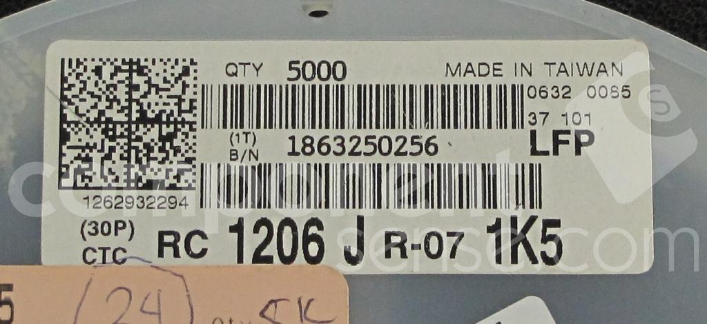 Yageo / Phycomp - RC1206JR-071K5