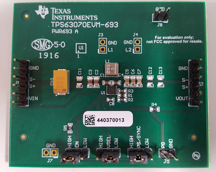 TPS63070EVM693 Texas Instruments Embedded Processors and Controllers