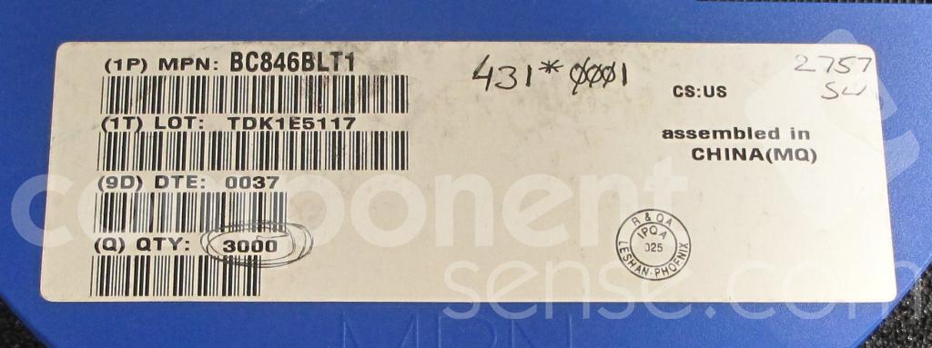 onsemi BC846BLT1 | Component Sense