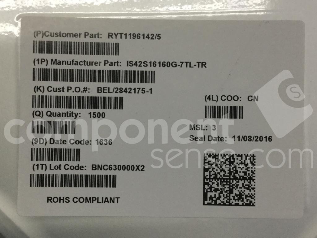 MT48LC16M16A2P-6A IT:G Micron - RAM - Distributors, Price