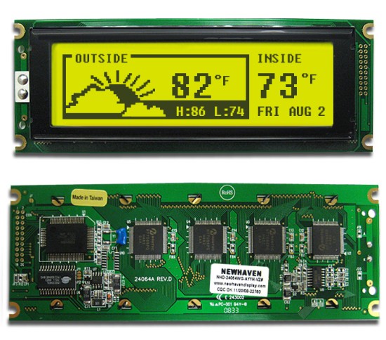NHD-24064WG-AYYH-VZ# | Newhaven Display