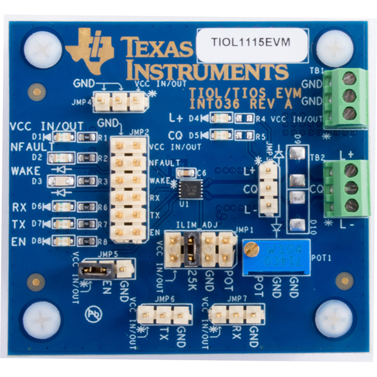 TIOL1115EVM Texas Instruments Datasheet PDF & Technical Specs