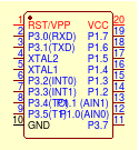 Microchip AT89C2051-24PU 20P3_ATM