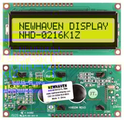 NHD-0216K1Z-FL-YBW by Newhaven Display