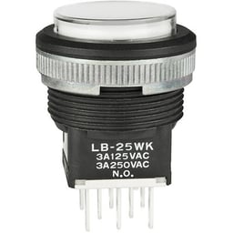 LB25WKW01-6F-JB by NKK Switches