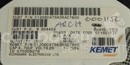 C1206C475K3RACTU by KEMET